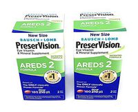 PreserVision AREDS 2 Eye Vitamin & Mineral Supplement with Lutein and Zeaxanthin, Soft Gels, 2 Pack (210ct Each) IUE%FHK