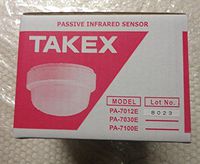 Takex America Inc.(Pulnix) PA-7012E Passive Infrared Motion Sensor