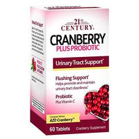 21st Century Cranberry plus Probiotic - 60 Tablets, Pack of 2