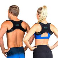 Posture Corrector for Women and Men - Upper Back Brace for Clavicle Support, Corrects Slouching, Hunching & Bad Posture, Provides Pain Relief from Back & Shoulder, Chest 28"-46"