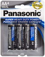 48 Pack Panasonic Super Heavy Duty AA Batteries Retail Packaging