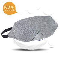 Mavogel Upgraded Sleep Eye Mask - Breatheable Mesh Fiber Sleeping Mask for Men Women, Lightweight Eye Blinder for Travel/Sleeping/Nap/Shift Work, Grey