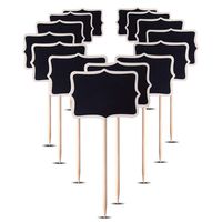 AUSTOR 14 Pcs Mini Chalkboard Stake, 3.15 x 2.36 Inch
