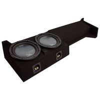 Compatible with 2005-2015 Nissan Frontier Crew Cab Truck Harmony R104 Dual 10" Sub Box Enclosure