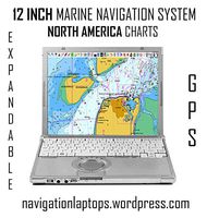 12" Marine GPS Chartplotter Navigation system - US Waters Charts
