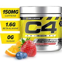 C4 Original Pre Workout Powder Fruit Punch | Vitamin C for Immune Support | Sugar Free Preworkout Energy for Men & Women | 150mg Caffeine + Beta Alanine + Creatine | 30 Servings