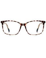 ANRRI Blue Light Blocking Computer Glasses, Anti Eyestrain UV Filter Lens Lightweight Frame Eyeglasses, Transparent(Leopard)