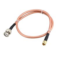 uxcell Low Loss RF Coaxial Cable Connection Coax Wire RG-142 SMA Male to BNC Male 50cm