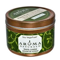 Aroma Naturals, Peace Pearl, Orange, Clove & Cinnamon, Small Aromatherapy to Go Tin, 2.8 oz Travel Candle