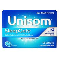 Unisom SleepGels 16 Caps (Pack of 6)