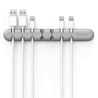 Cord Organizer ORICO 7 Channel Desktop Cord Holder Cord Management Cable Holder Clip for Power Cord, Charging Cord,USB Cord,Mouse Cable,Offices and Home