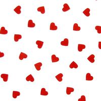 Red Hearts on White Tissue Paper #297 - Valentine's Day - Wedding 10 Lg. Sheets