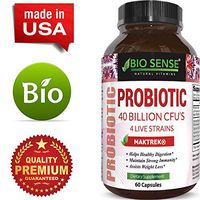 Pure Probiotics Formula with Extra Strength for Men & Women, Highest Grade and Quality Ingredients - All Natural Supplement & Guaranteed by Bio Sense