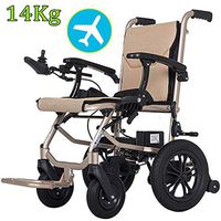 TXDWYF Electric Wheelchair Folding Electric Wheelchair Easily Collapsible Fully Automatic Electric Wheelchair Foldable - Electric Wheelchair for The Apartment, Elder and Disabled People,singlecontrol