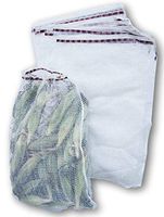 8 Large Heavy-Duty Storage/Produce Bags for Garden Corn, Potatoes, Onions - Holds up to 50 lbs (8 White Mesh Bags) 31.5 X 21 Inches