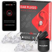 High Fidelity Silicone Ear Plugs - 2 Pairs - for Noise Reduction & Hearing Protection - Reusable Ear Plugs with Aluminum Carry Case - Perfect for Musicians, Concerts, Motorcycles and Loud Noise