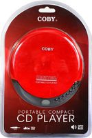 Coby Portable Compact CD Player (Red)