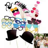 Saver 36Pcs DIY Photo Booth A Stick Wedding Birthday Photograph Props Party Decor