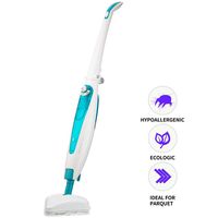 LUUKMONDE Steam Mop for Floor Cleaning Steam Cleaner Window Cleaner Carpet Tile Hard Floor Marble Cleaner 8M Length Power Cord Foldable Design 500ml Steam Control with 2 Microfiber Pads