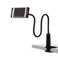 Libobo2 in 1 Clip Stand Holder with Flexible Long Arm Gooseneck Bracket Mount Clamp