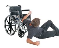 Safe-T-Mate Anti-Rollback System, Wide, fits 22-24 inch Wheelchair