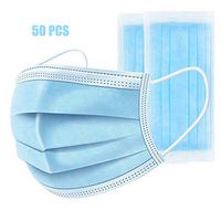 Facial Tissue Disposable Face Cover 3-Ply Mouth Cover,Paper Towels(50PCS)