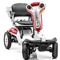 Hummer XL 4 Wheel Folding Mobility Scooter Titan 4 + Extended 3 Year Warranty (Red)
