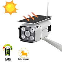 Solar Powered Security Camera, SDETER 1080P Wireless WiFi Battery Cameras, Radar Motion Detection Night Vision IP CCTV Outdoor Cam with Removable Solar Panel