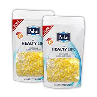 Pufai Super Slim Cigarettes Filter Compatible 5mm 6mm Bulk 2000 Pieces 2 Packs