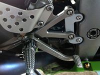 Rearsets Riser Plates Kawasaki Ninja ZX6 ZX6R ZX 636 2003-2004