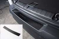 Nicebee Black Rear Bumper Liftgate Scuff Plate Protector Guard Cover Trim Stainless Steel For Jeep Renegade 2015 UP