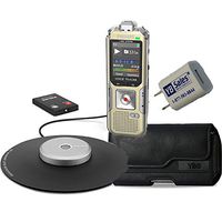 YBS Philips 4GB Expandable Digital Voice Recorder with Power Adapter and Premium Case