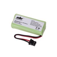TOPCHANCES Cordless Handset Rechargeable Replacement Battery for Uniden BT-1008 BT1008 BT-1008S BT1008S BT-1016 BT1016 BT-1021 BT-1025 2*AAA 2.4V 800mAh Ni-MH