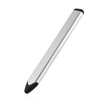Richer-R Stylus Pen, Universal Replacement Flat Capacitive Touch Screen Stylus Pen,Portable Precise Active Stylus for iPhone/Nokia/BlackBerry/Dopod/HTC(Silver)
