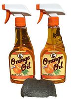 Howard Orange Oil 16 Ounce X Two Bottles, Clean Kitchen Cabinets, Best Hardwood Floor Cleaner, Orange Wood Cleaner