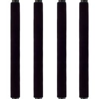 Miaowater 2 Pack Refrigerator Door Handle Covers Kitchen Appliance Handles Decor Protector for Ovens, Dishwashers Anti-Static Stains Resistant Soft Neoprene (Black)