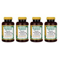 Swanson Reishi Mushroom Extract 500 Milligrams 90 Capsules (4 Pack)