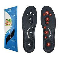 Acupuncture Insoles for slimling Massaging Insoles,Magnetic Insole Massage Foot Magnet Therapy Reflexology Pain Relief Shoe Insoles ((Medium: Men 7½ - 9 Women 8½ -10))
