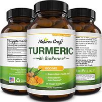 Turmeric Curcumin with Bioperine for Joint Support - Turmeric Supplement Immune System Booster for Detox Cleanse Gut Health and Liver Support - Natural Brain Supplement Turmeric Pills with Bioperine