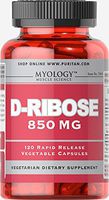 Myology D-Ribose 850 mg-120 Vegi Caps