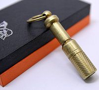 Smokelife Cigar Cutter Copper Vintage Style 7mm Detachable Sharp Cigar Punch Cutter Buckle Gift Box