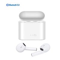 Topqulty Bluetooth Earbuds Mini Earphones Bluetooth Headset with Microphone Anti-Sweat Sports Earbuds with Charging case