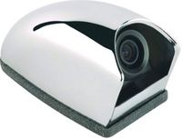Voyager VCCSIDRCM Right Side View CCD Color Camera, Chrome, 1/3" Sensor, 130° Viewing Angle, Electronic Iris Shutter, Mirror (Reversed) Image Orientation, PAL/NTSC Compatible, Waterproof