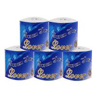 Blair 4 Rolls 3-Ply Toilet Paper Roll White Soft Skin-Friendly Household Tissue, Strong and Highly Absorbent Hand Towels for Daily Use, Bathroom Accessories Tissue Paper (B-10 Rolls)