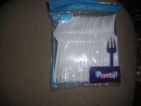 Party Plastic Forks, 48 pcs