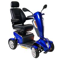 Drive Medical Odyssey GT Executive Power Mobility Scooter Captain's Seat, Blue, 18 Inch