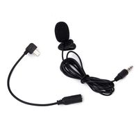 3.5mm External Microphone Clip On Mic + Adapter Cable Accessories Kit for GoPro Hero 3 3+ 4 SJCAM Sports Camera