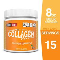LonoLife Coconut Pineapple Collagen Peptides with 10g Protein, Paleo and Keto Friendly, 8-Ounce Bulk Container