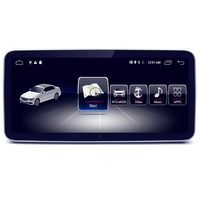 10.25" Round Corner 1920x720 Resolution Blu-ray HD Car Touch Screen for Mercedes Benz GLA CLA A Class X156 C117 2016-2018 NTG5.0 Car System Navigation Stereo Radio