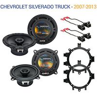 Compatible with Chevy Silverado Truck 2007-2013 Factory Speaker Upgrade Harmony R5 Package